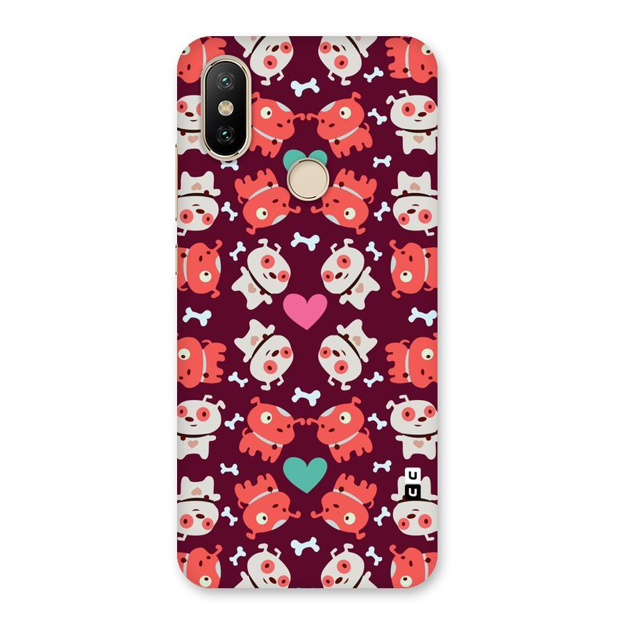 Cut Dog Design Back Case for Mi A2