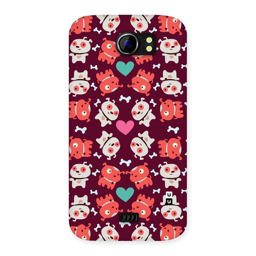 Cut Dog Design Back Case for Micromax Canvas 2 A110