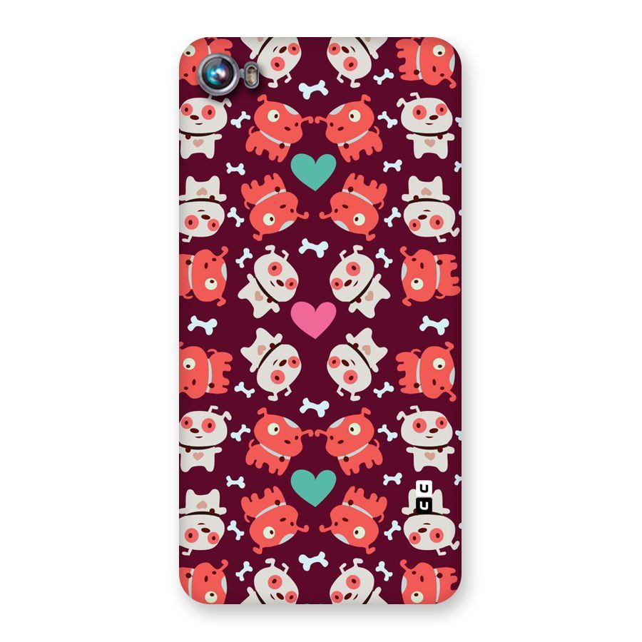 Cut Dog Design Back Case for Micromax Canvas Fire 4 A107