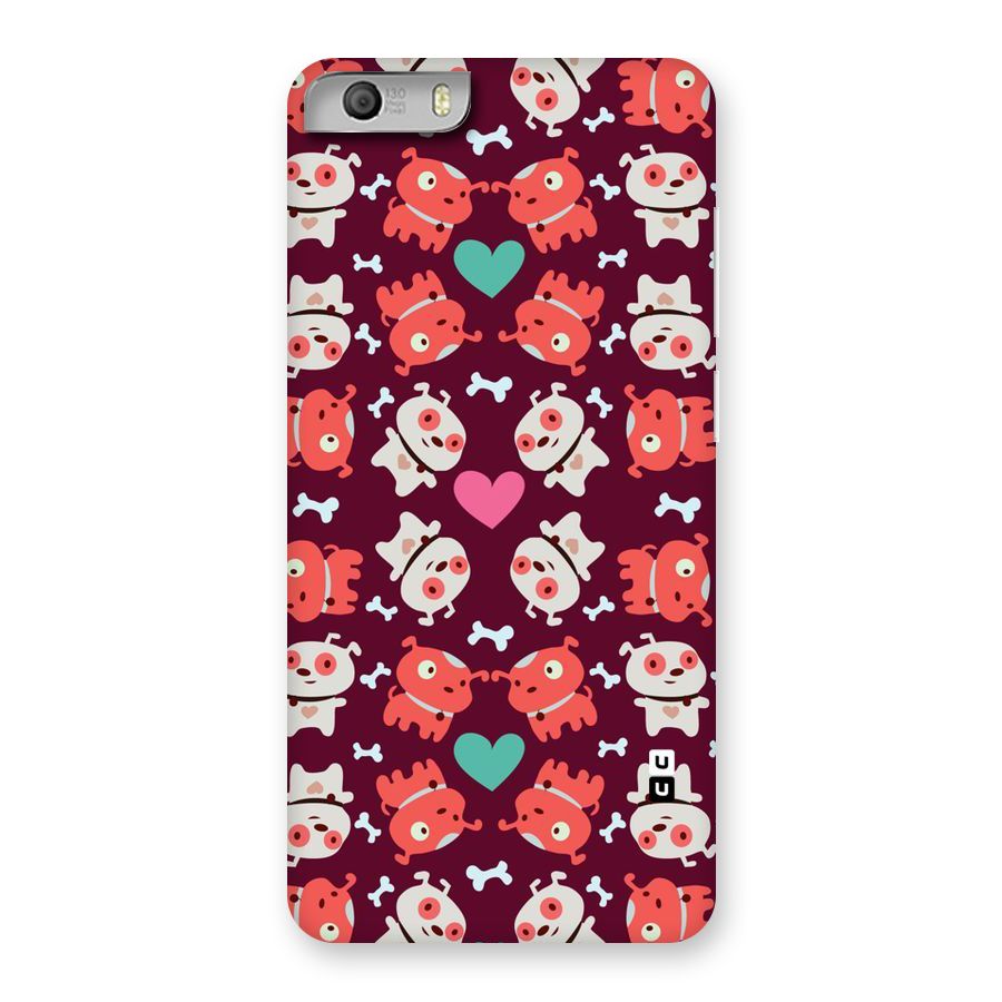 Cut Dog Design Back Case for Micromax Canvas Knight 2