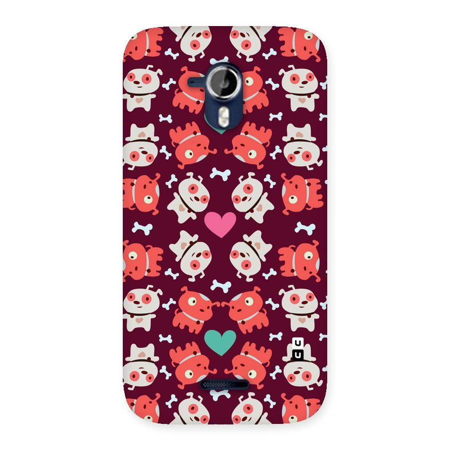 Cut Dog Design Back Case for Micromax Canvas Magnus A117