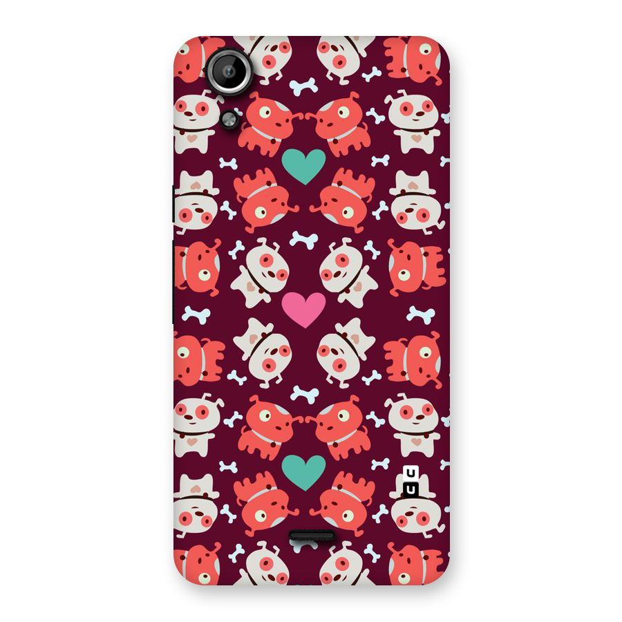 Cut Dog Design Back Case for Micromax Canvas Selfie Lens Q345
