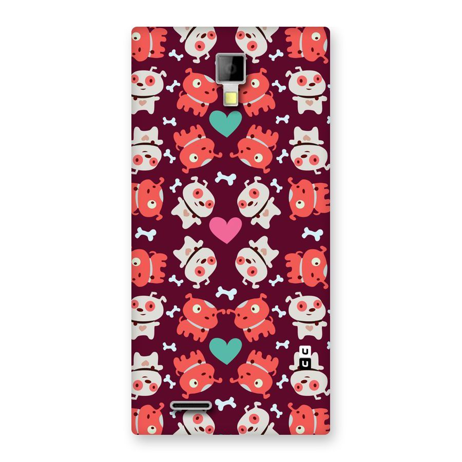 Cut Dog Design Back Case for Micromax Canvas Xpress A99