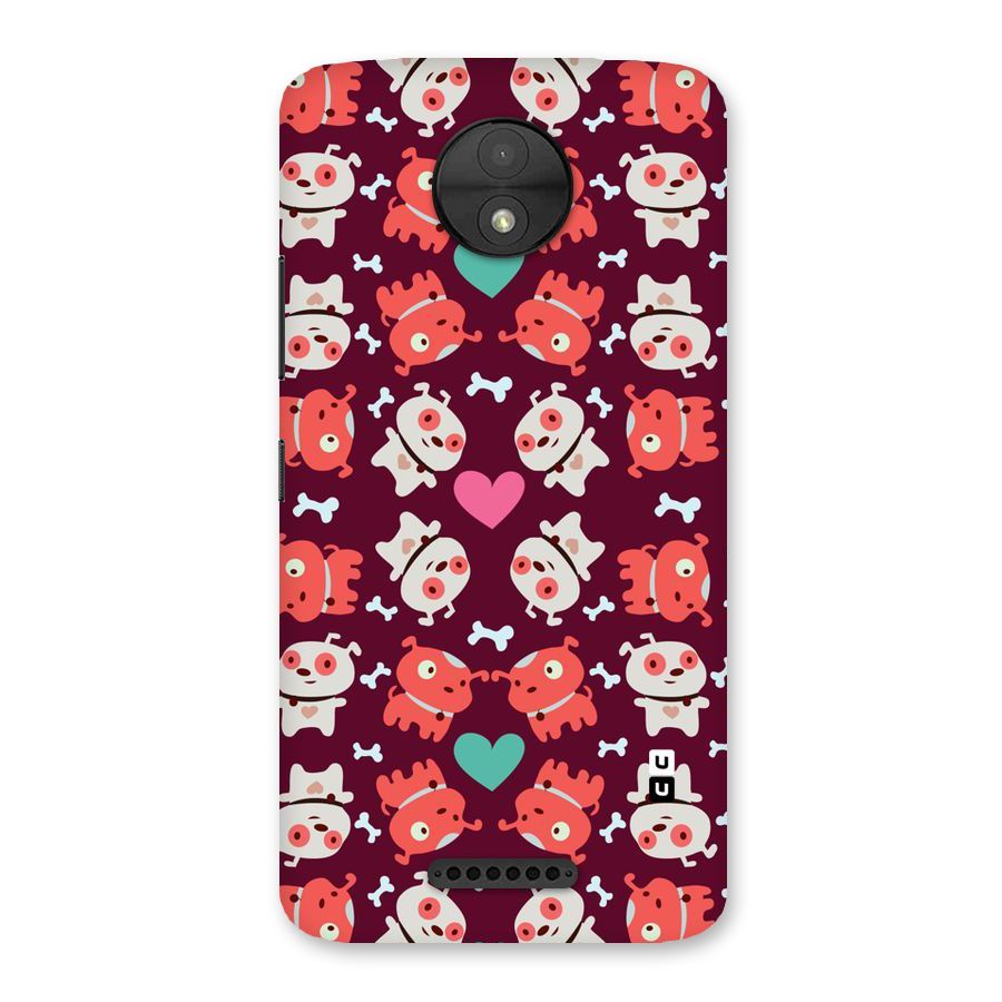 Cut Dog Design Back Case for Moto C