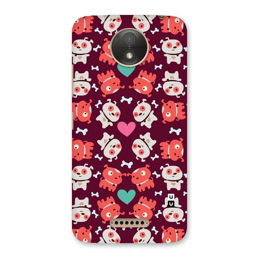 Cut Dog Design Back Case for Moto C Plus