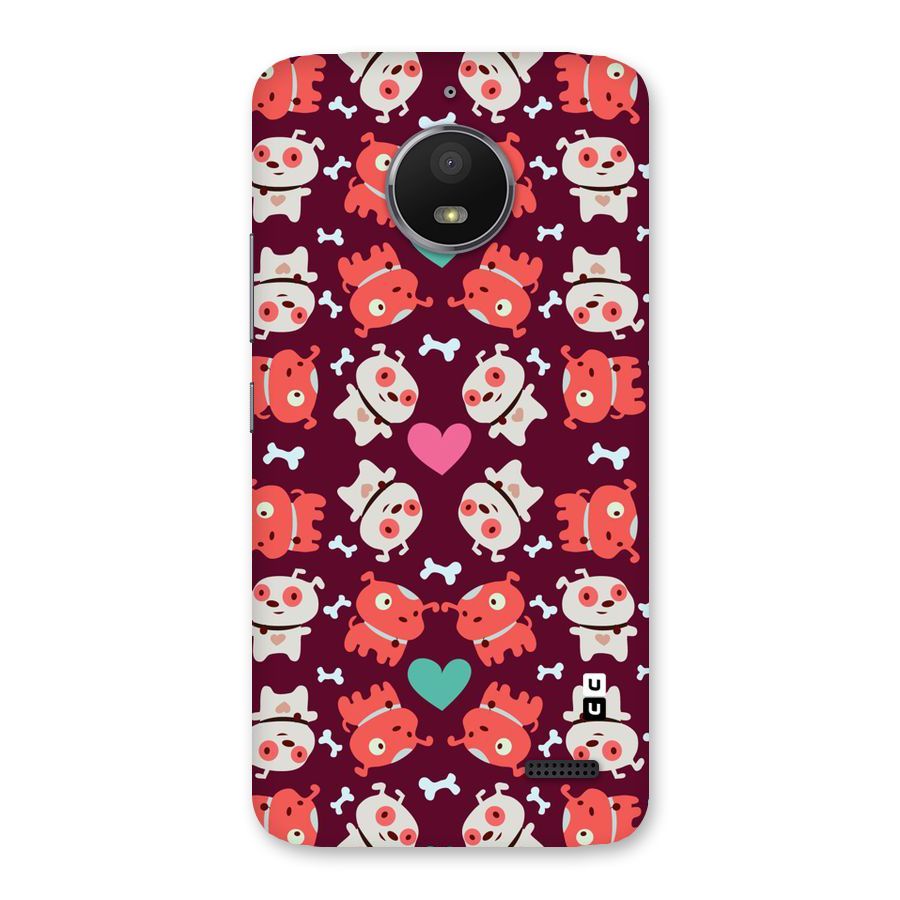 Cut Dog Design Back Case for Moto E4