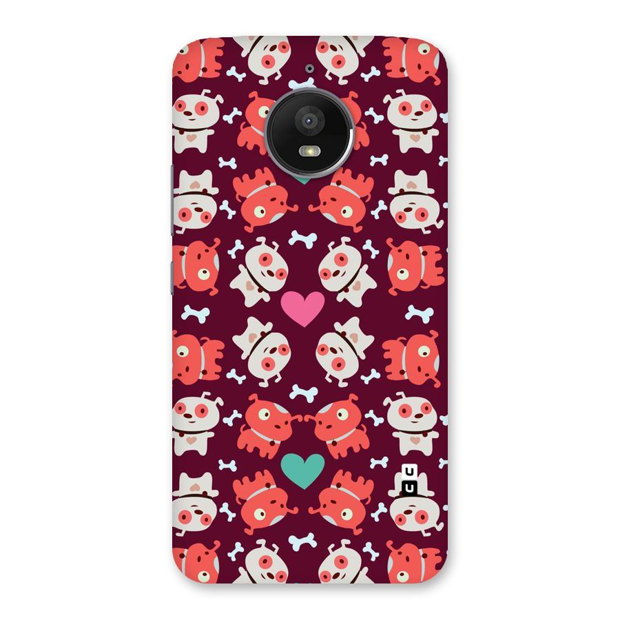 Cut Dog Design Back Case for Moto E4 Plus