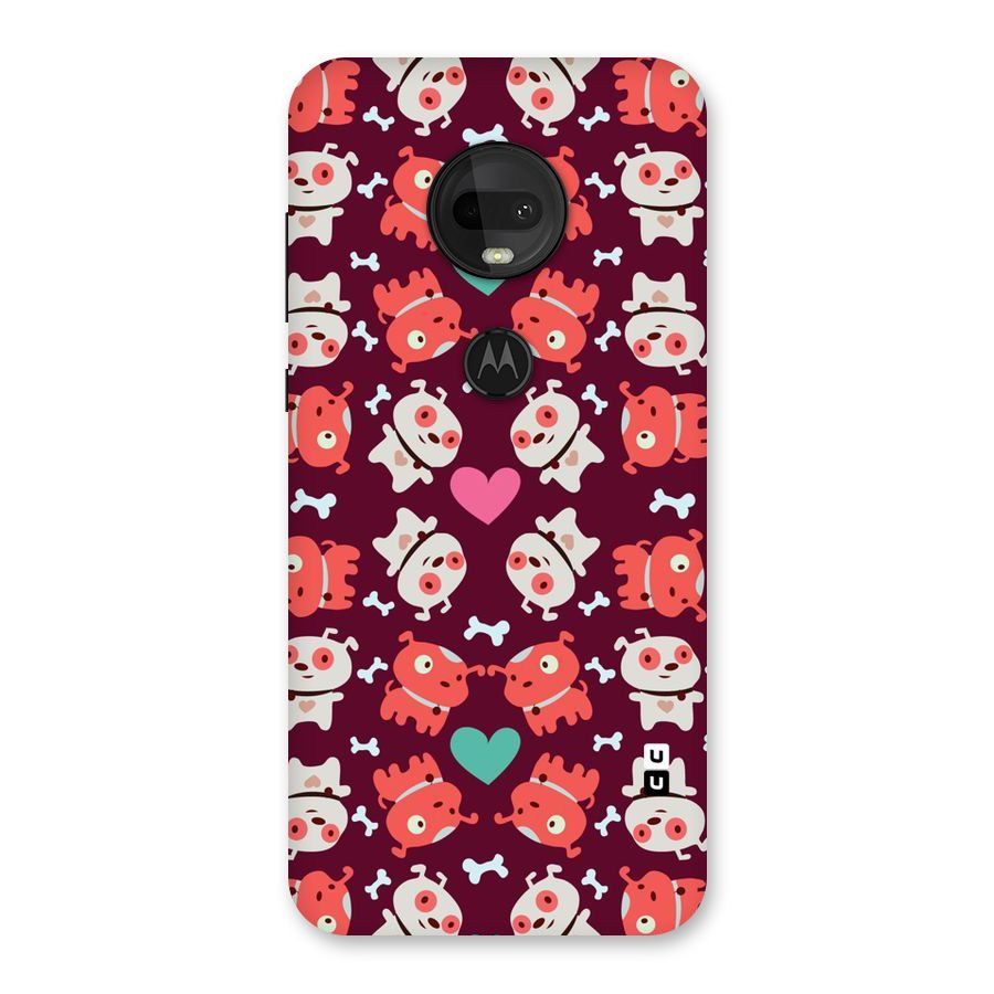 Cut Dog Design Back Case for Moto G7
