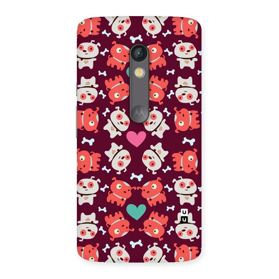 Cut Dog Design Back Case for Moto X Play
