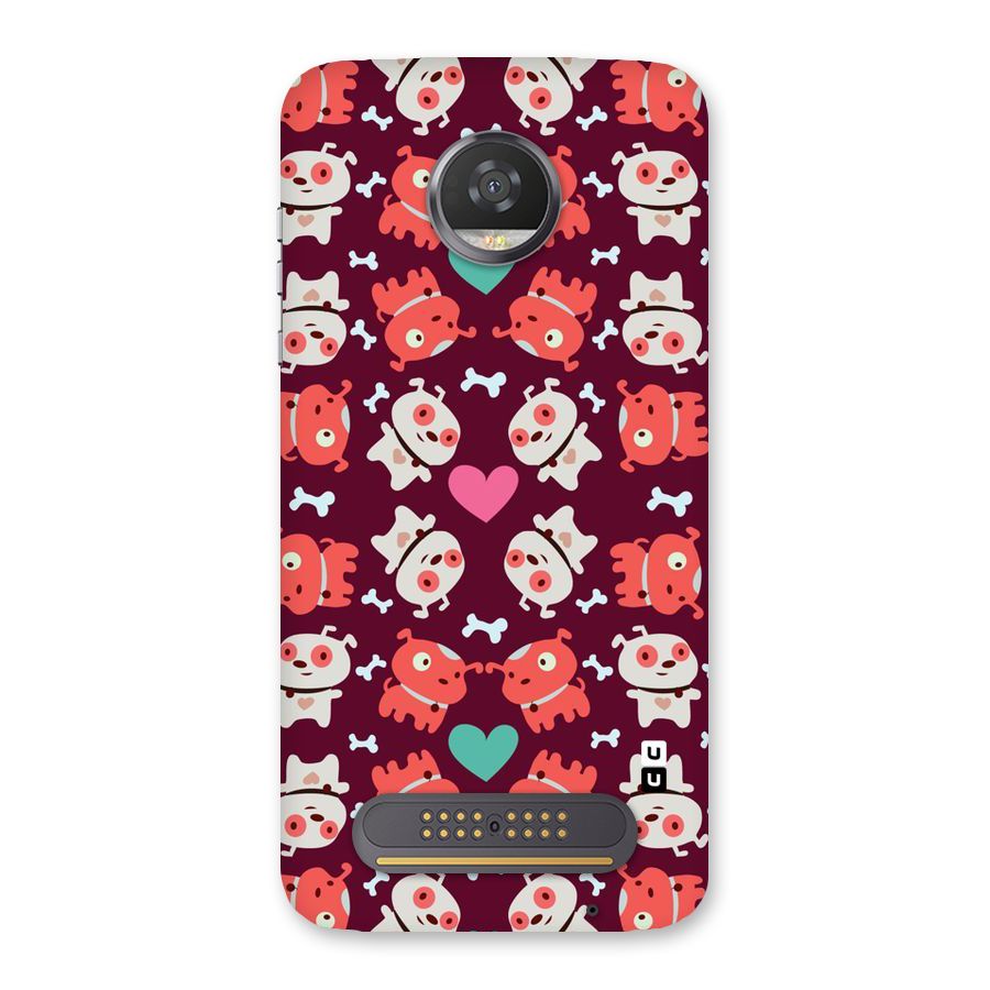 Cut Dog Design Back Case for Moto Z2 Play