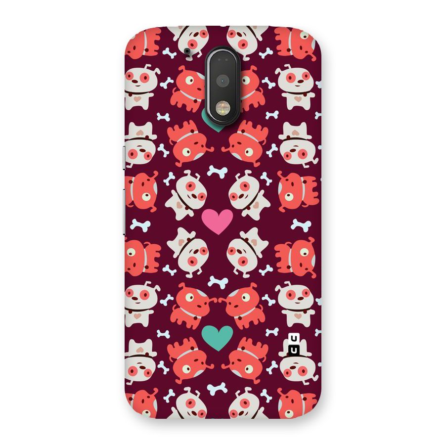 Cut Dog Design Back Case for Motorola Moto G4 Plus