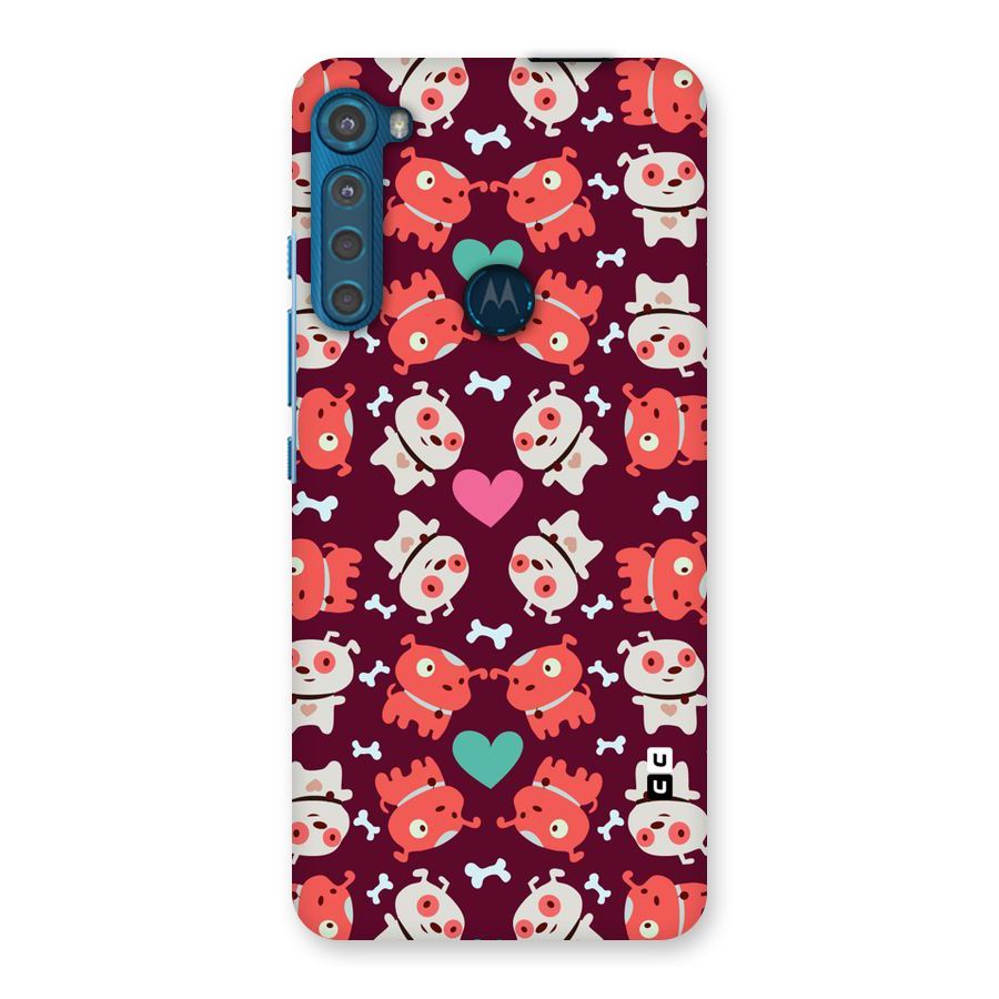 Cut Dog Design Back Case for Motorola One Fusion Plus