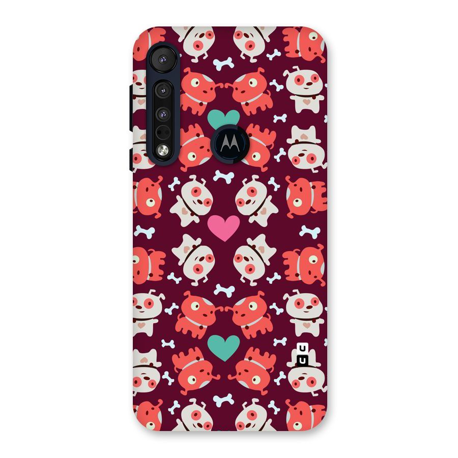 Cut Dog Design Back Case for Motorola One Macro