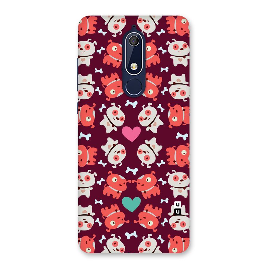 Cut Dog Design Back Case for Nokia 5.1