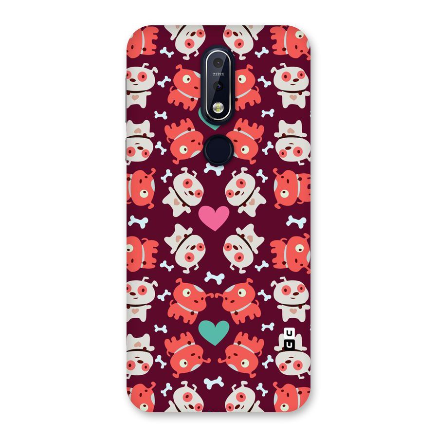 Cut Dog Design Back Case for Nokia 7.1