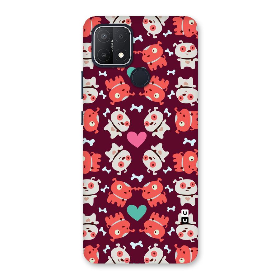 Cut Dog Design Back Case for Oppo A15