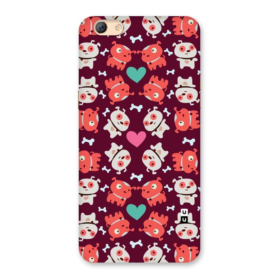 Cut Dog Design Back Case for Oppo F3 Plus
