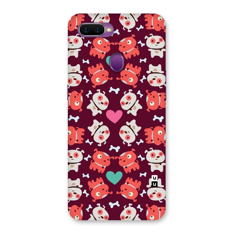 Cut Dog Design Back Case for Oppo F9