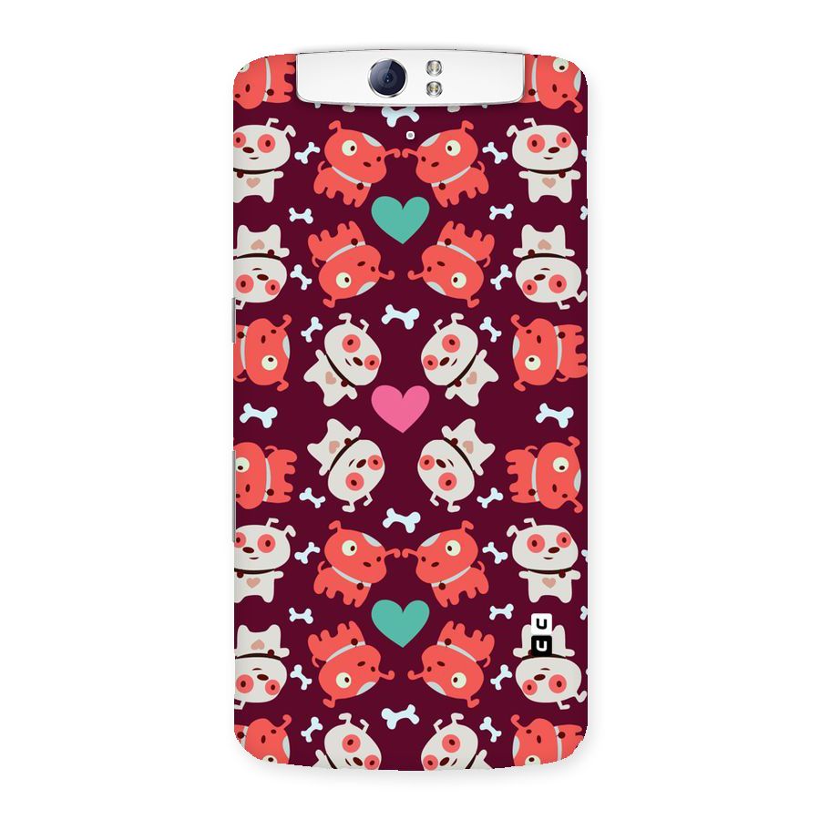 Cut Dog Design Back Case for Oppo N1