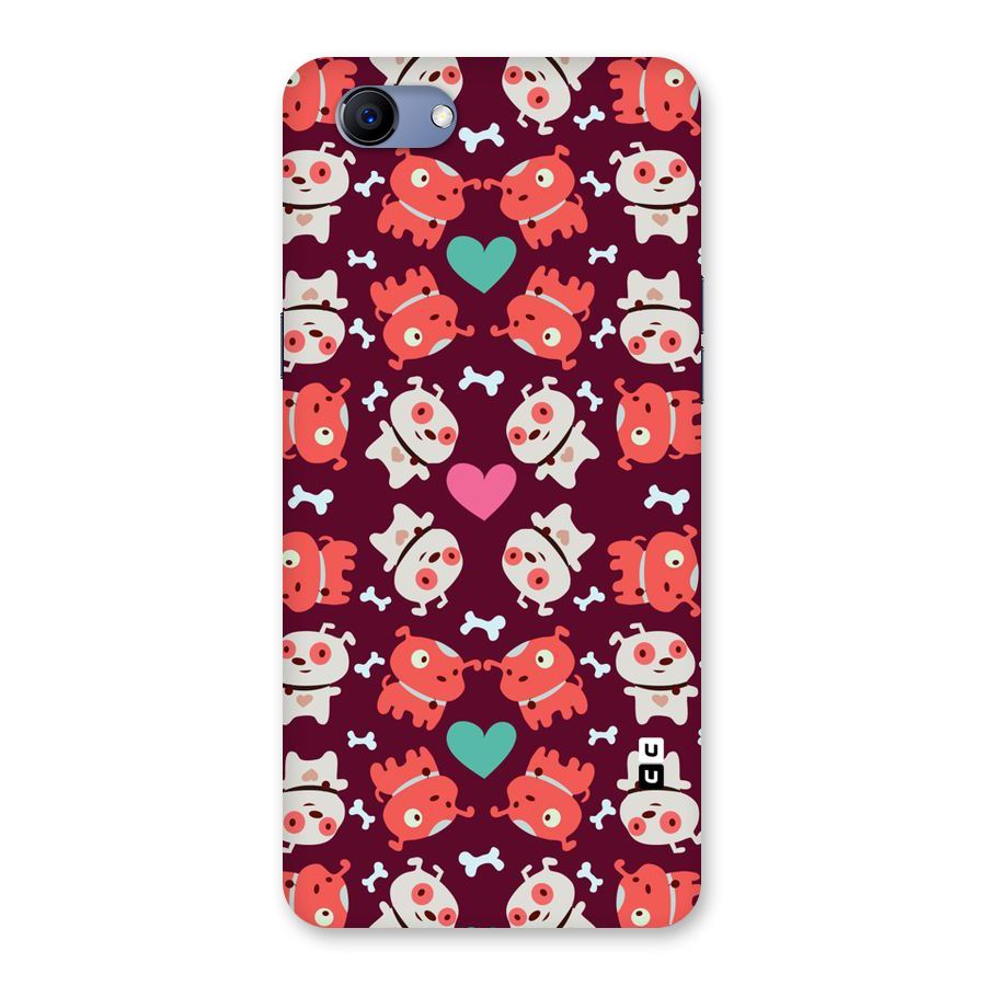 Cut Dog Design Back Case for Oppo Realme 1