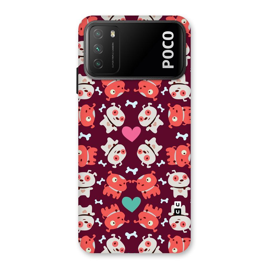 Cut Dog Design Back Case for Poco M3