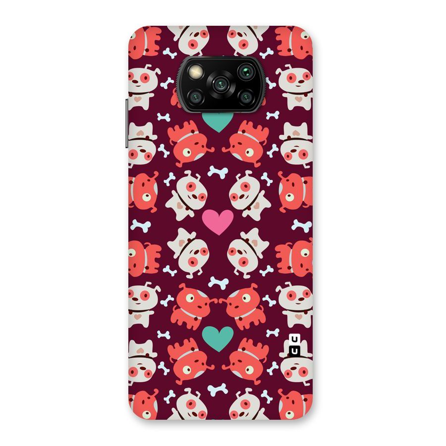 Cut Dog Design Back Case for Poco X3