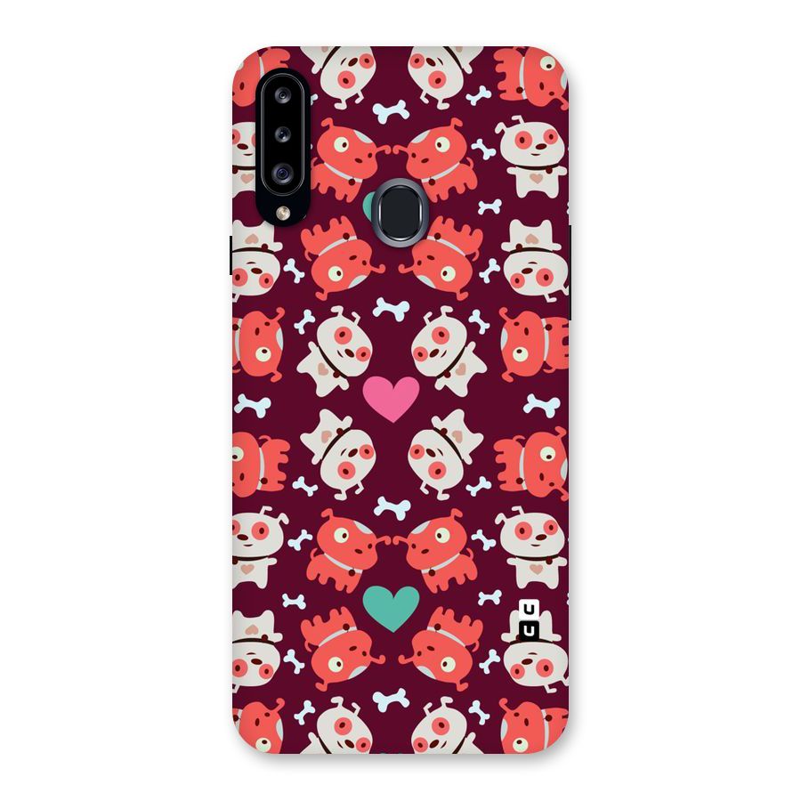 Cut Dog Design Back Case for Samsung Galaxy A20s