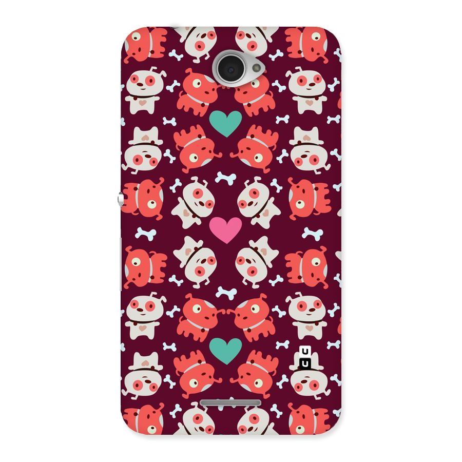 Cut Dog Design Back Case for Sony Xperia E4