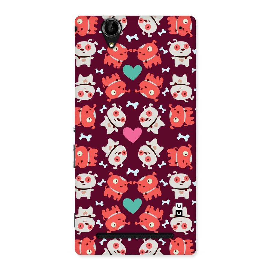 Cut Dog Design Back Case for Sony Xperia T2