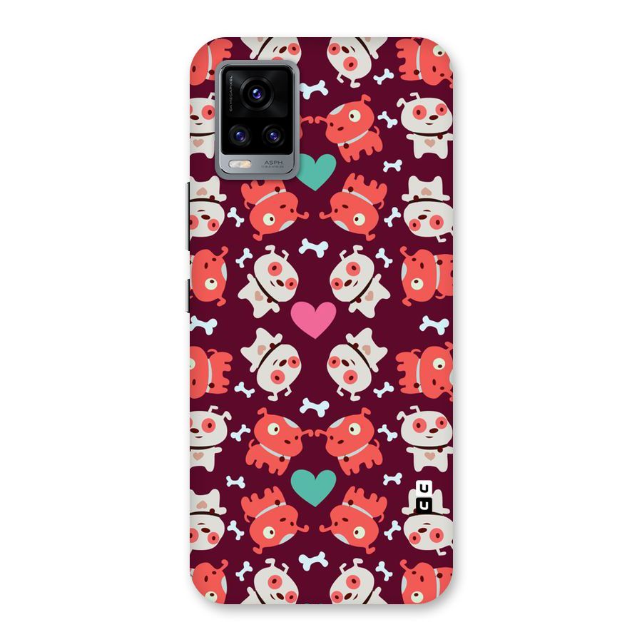Cut Dog Design Back Case for Vivo V20