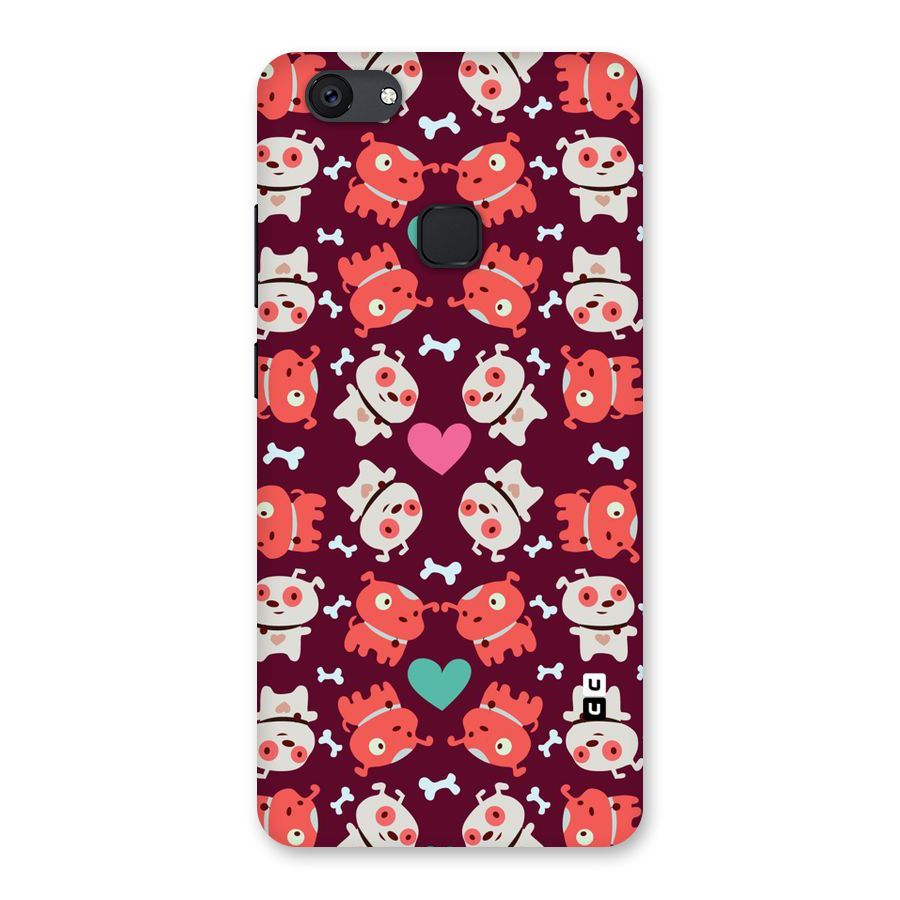 Cut Dog Design Back Case for Vivo V7 Plus