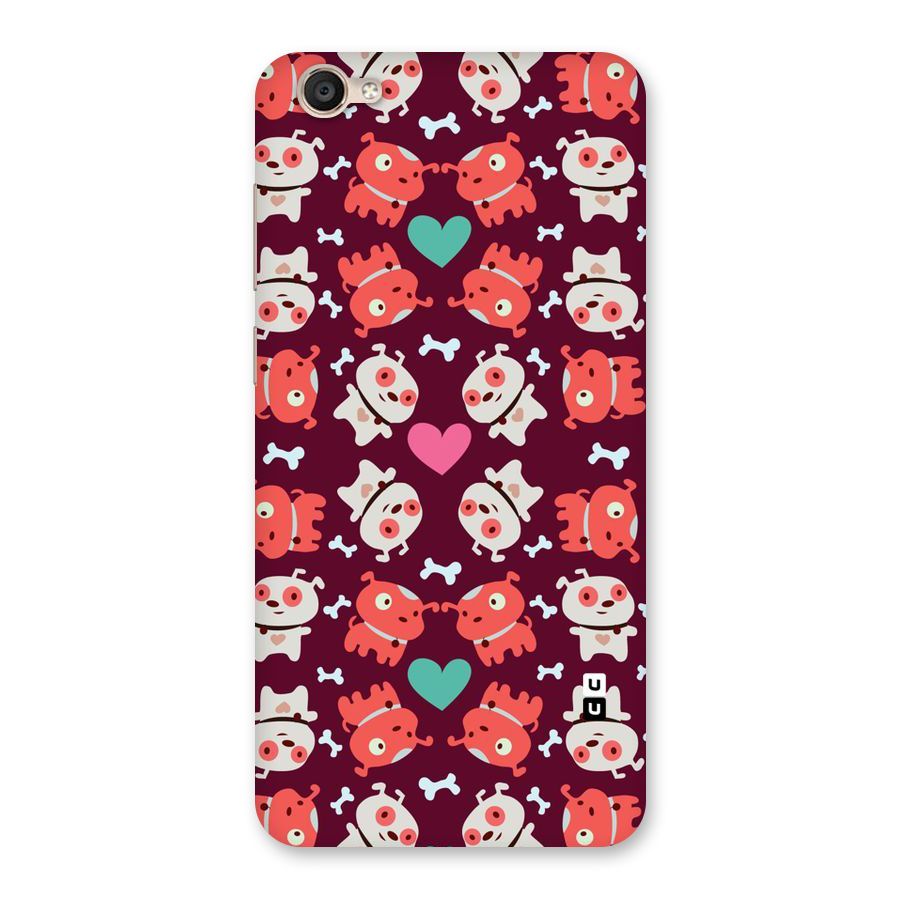 Cut Dog Design Back Case for Vivo Y55s