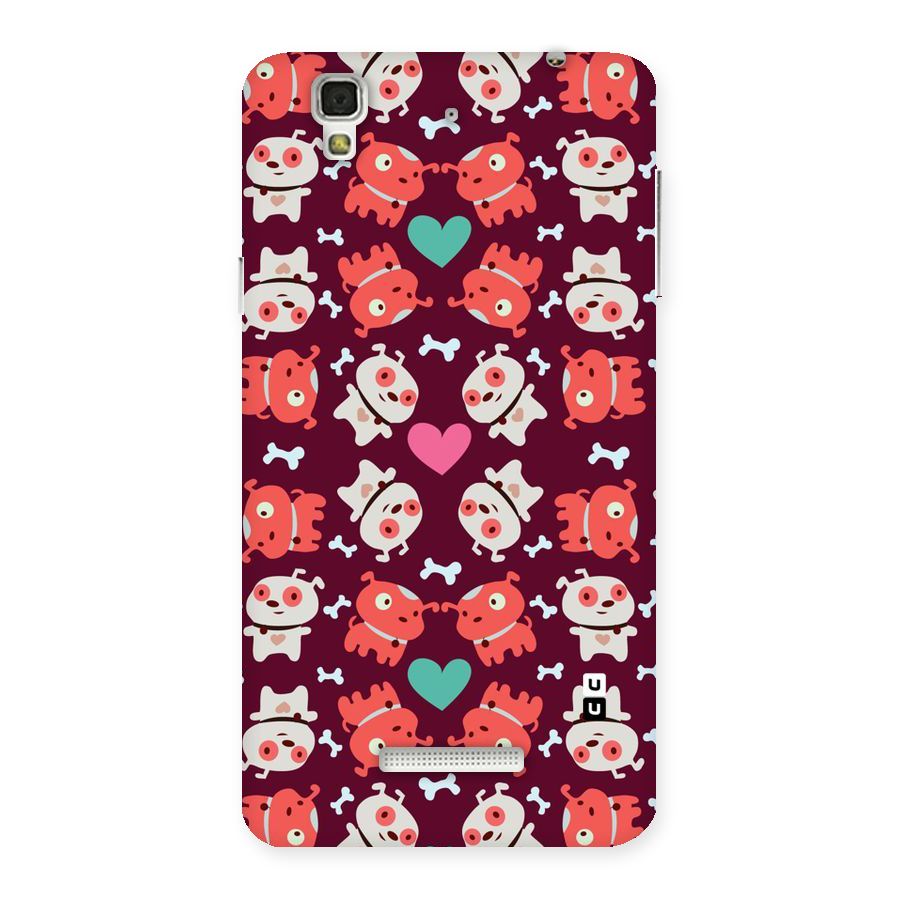 Cut Dog Design Back Case for Yu Yureka