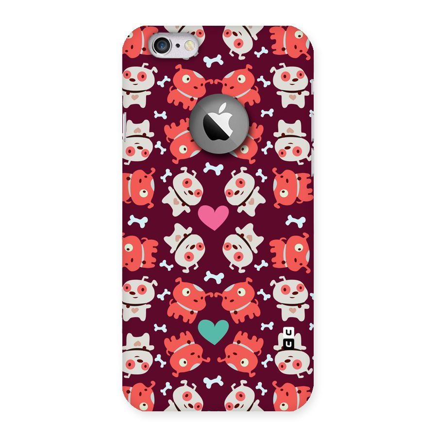 Cut Dog Design Back Case for iPhone 6 Logo Cut