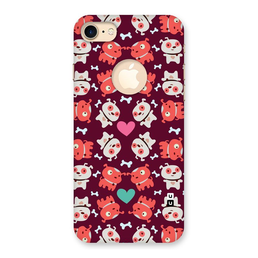 Cut Dog Design Back Case for iPhone 7 Logo Cut