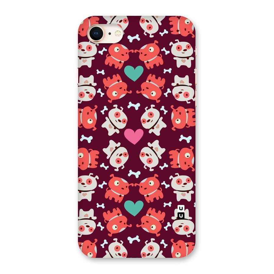 Cut Dog Design Back Case for iPhone 8