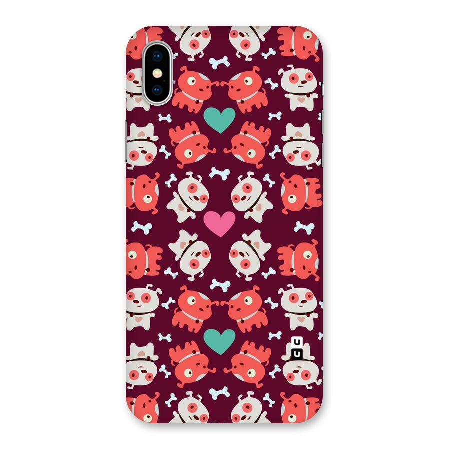 Cut Dog Design Back Case for iPhone XS