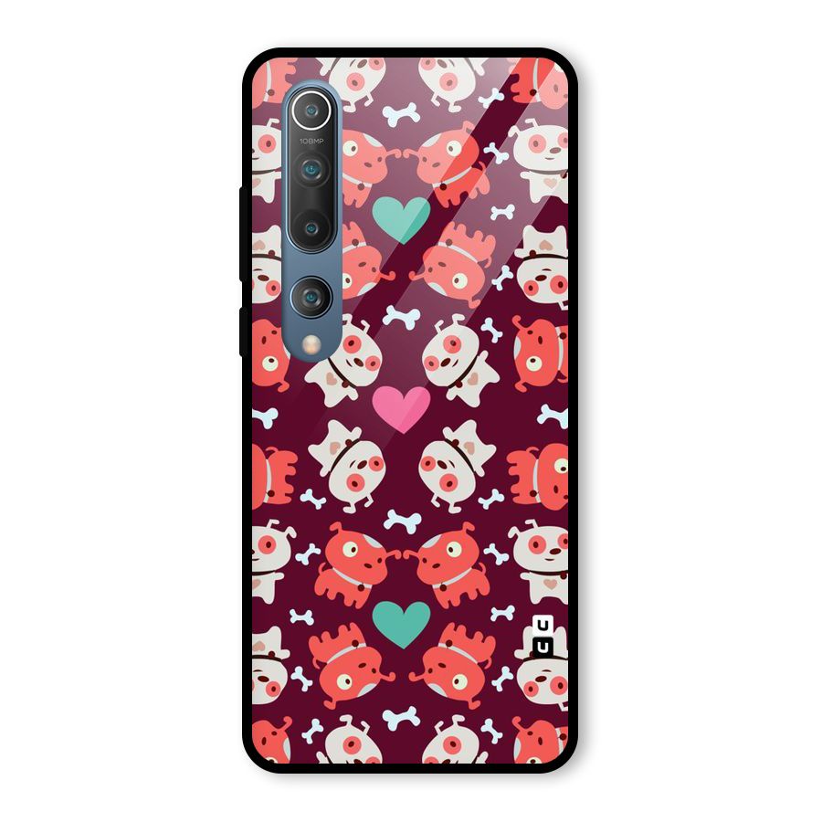 Cut Dog Design Glass Back Case for Mi 10