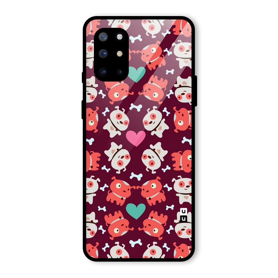 Cut Dog Design Glass Back Case for OnePlus 8T