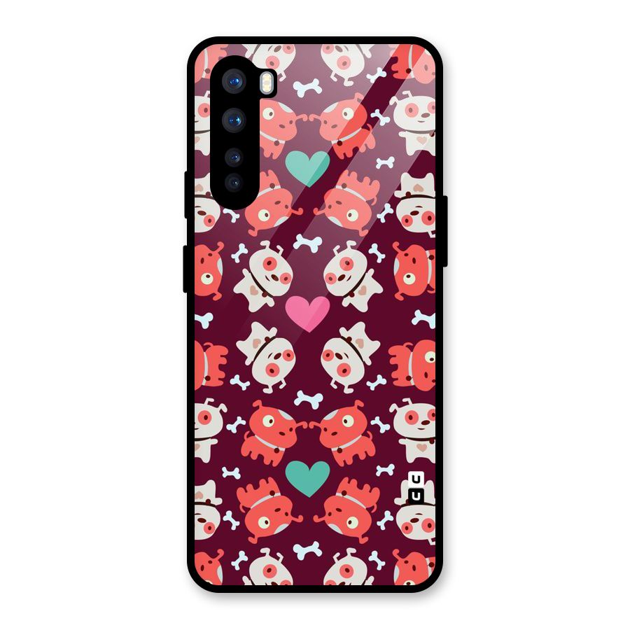 Cut Dog Design Glass Back Case for OnePlus Nord