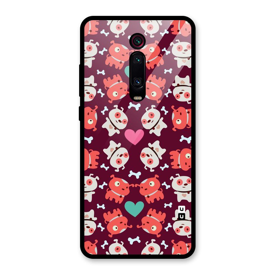 Cut Dog Design Glass Back Case for Redmi K20