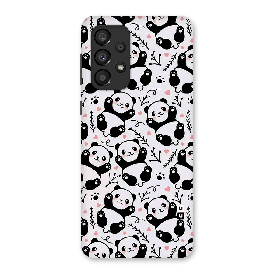 Cute Adorable Panda Pattern Back Case for Galaxy A33 5G