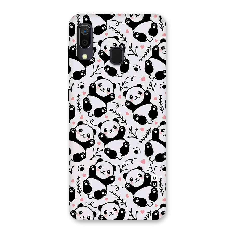 Cute Adorable Panda Pattern Back Case for Galaxy M10s