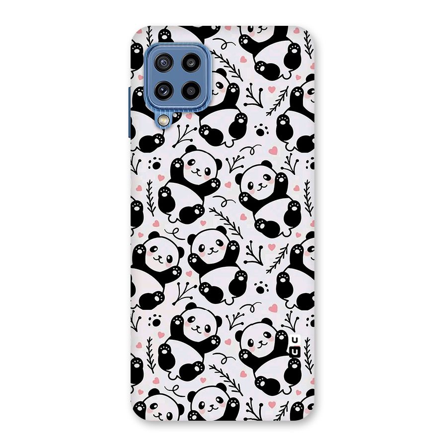 Cute Adorable Panda Pattern Back Case for Galaxy M32