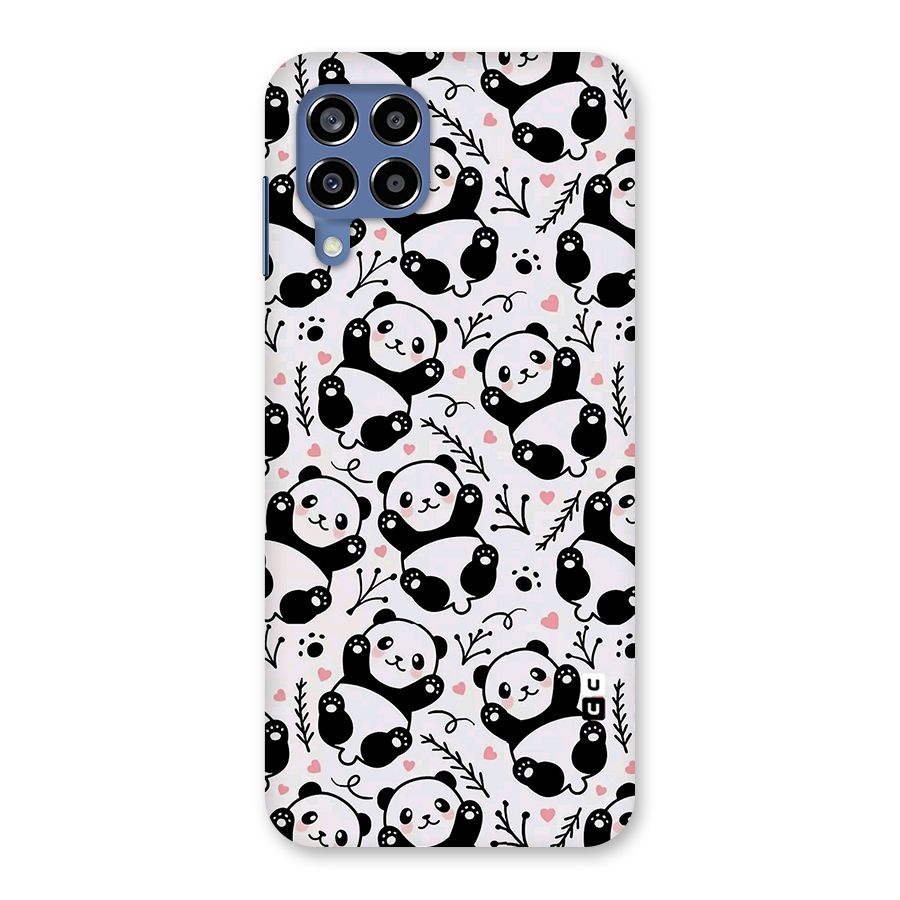 Cute Adorable Panda Pattern Back Case for Galaxy M53 5G