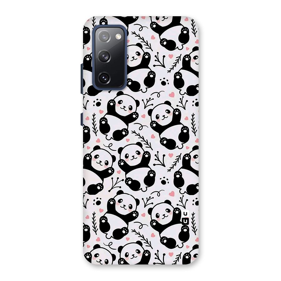 Cute Adorable Panda Pattern Back Case for Galaxy S20 FE