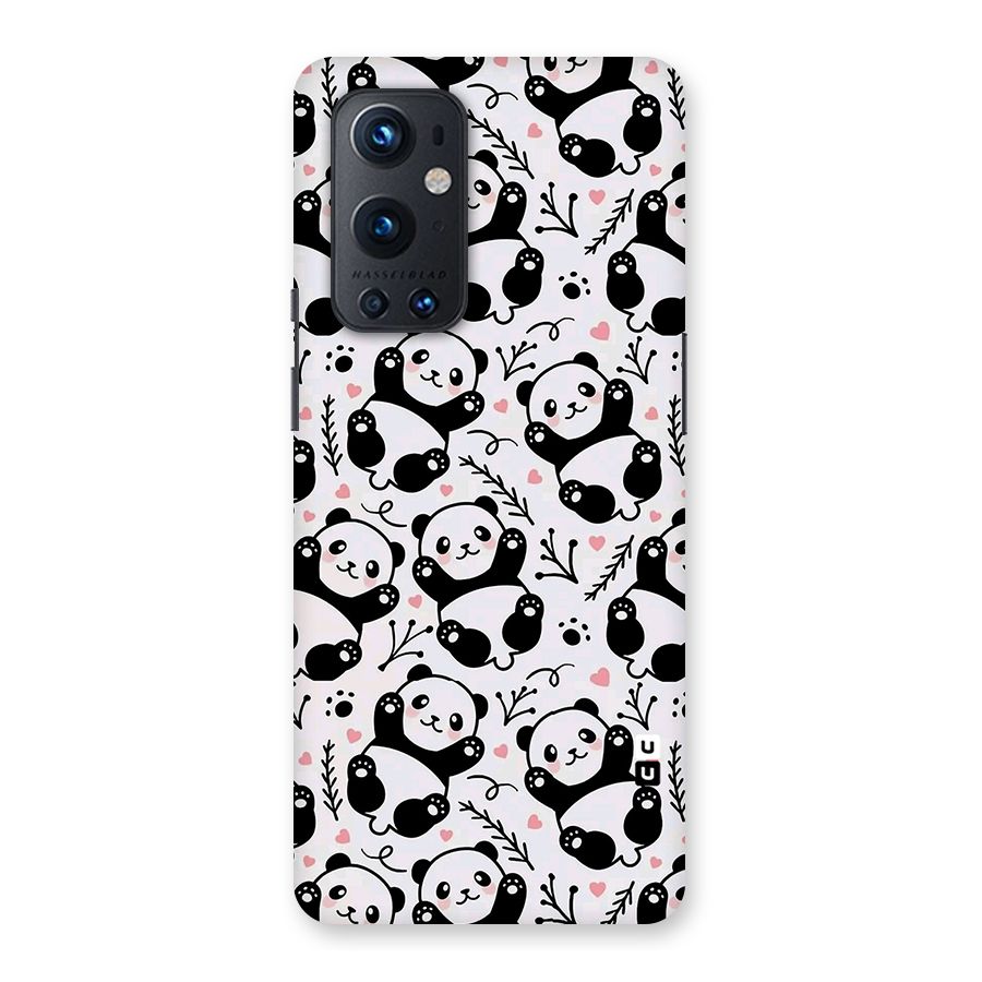 Cute Adorable Panda Pattern Back Case for OnePlus 9 Pro
