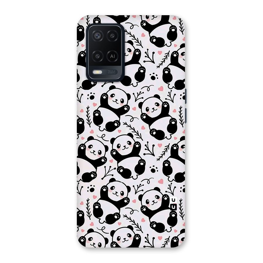 Cute Adorable Panda Pattern Back Case for Oppo A54