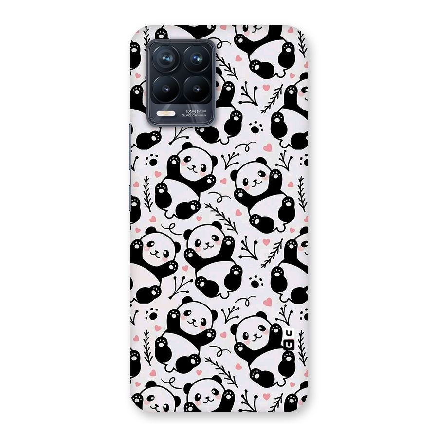 Cute Adorable Panda Pattern Back Case for Realme 8 Pro