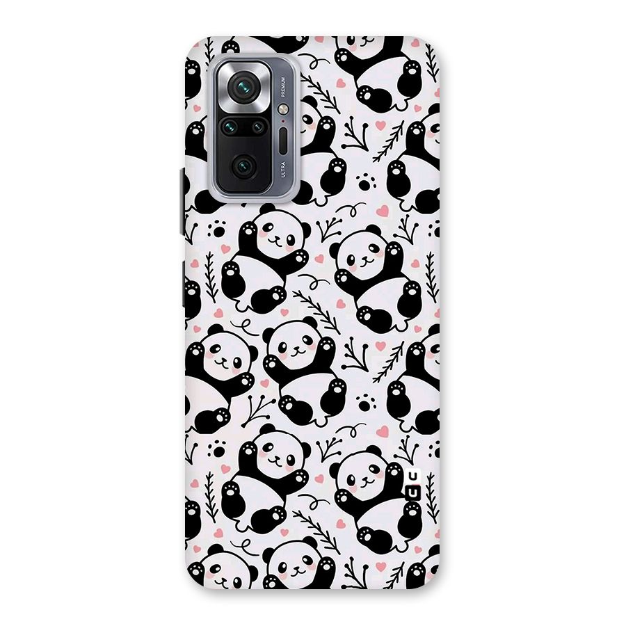 Cute Adorable Panda Pattern Back Case for Redmi Note 10 Pro Max